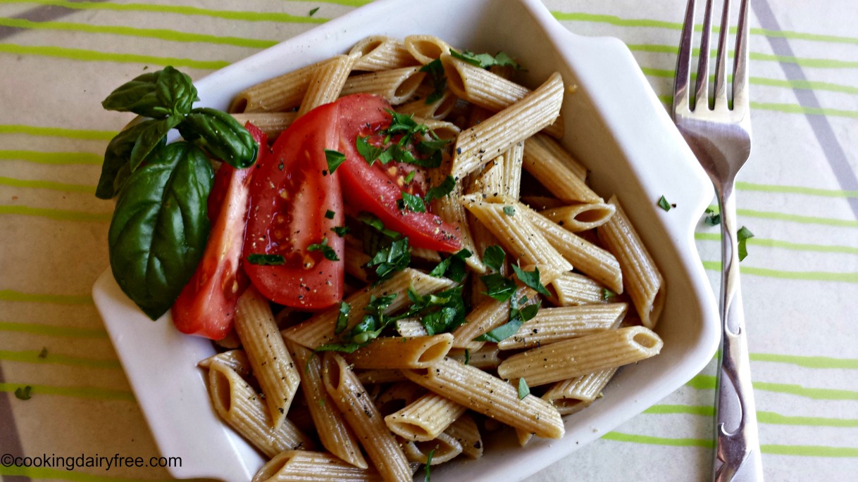 pasta with herbs