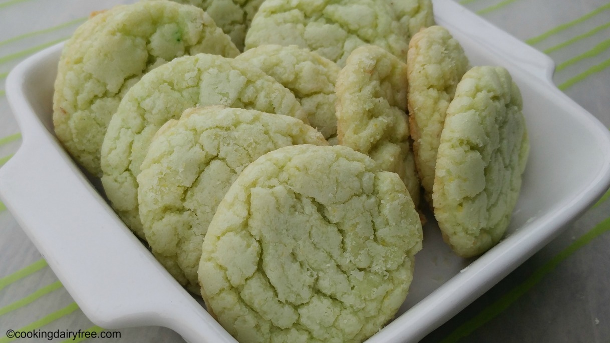 Green Pistachio Pudding Cookies