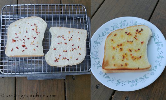 red pepper toast